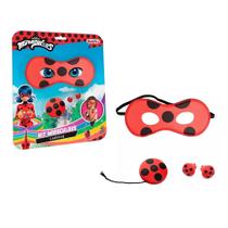 Kit Miraculous Ladybug Com Máscara, Ioiô E Brincos - Rosita