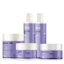 Kit Mirra Fix - Ápice Cosméticos Hidratação e Definição Para Cabelos Cacheados e Crespos Kit Mirra Fix - Ápice Cosméticos Hidratação e Definição Para Cabelos Cacheados e Crespos