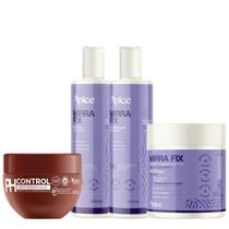 Kit Mirra Fix Completo com Máscara Acidificante Ph Control - Apice Hidratação, Definição e Controle do Frizz Kit Mirra Fix Completo com Máscara Acidificante Ph Control - Apice Hidratação, Definição e Controle do Frizz
