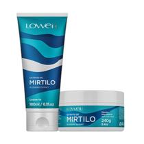 Kit Mirtilo 1 Máscara 240g 1 Leave In 240ml Lowell