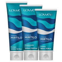 Kit Mirtilo 1 Shampoo 1 Condicionador 1 Leave In Lowell
