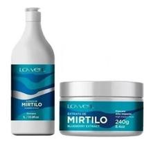 Kit Mirtilo Shampoo 1 Litro + Máscara 240G Lowell