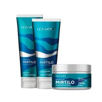 Kit Mirtilo Shampoo Condicionador Máscara Lowell