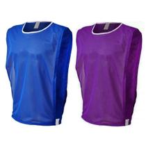 Kit Misto com 10 Coletes de Futebol (5 Azul e 5 Roxo) - TRB Kit Misto com 10 Coletes de Futebol (5 Azul e 5 Roxo) - TRB