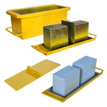 Kit Misto N14 Forma Bloco E Meio Bloco Concreto Vazado Kit Misto N14 Forma Bloco E Meio Bloco Concreto Vazado