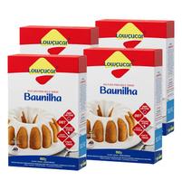 Kit Mistura para Bolo Zero Açúcar Baunilha Lowçucar - 4 unidades de 150g Kit Mistura para Bolo Zero Açúcar Baunilha Lowçucar - 4 unidades de 150g