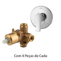 Kit Misturador Alta Pressão + Acabamento Monocomando AP/BP Alta Vazão Chess/Gali Docol Kit Misturador Alta Pressão + Acabamento Monocomando AP/BP Alta Vazão Chess/Gali Docol