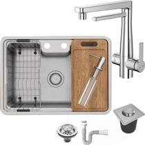 Kit Misturador Com Purificador Docol Vitalis E Cuba Massima