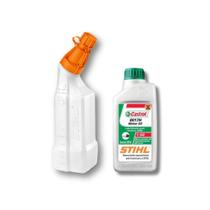 KIT MISTURADOR DE COMBUSTIVEL 1 L + LUBRIFICANTE PARA MOTOR 2T 500 ml STIHL