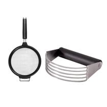 Kit Misturador de Massas Inox e Peneira Cozinha KitchenAid