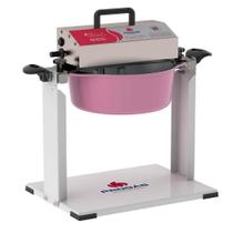Kit Misturador Mogmix Progás PRMOG-05 Plus Rosa Panela 5 Litros Bivolt e Suporte para Girar GIRAMOG Kit Misturador Mogmix Progás PRMOG-05 Plus Rosa Panela 5 Litros Bivolt e Suporte para Girar GIRAMOG