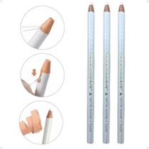 Kit Mitsubishi: 3 Lápis Dermatografico Branco 7600 Kit Mitsubishi: 3 Lápis Dermatografico Branco 7600