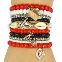 Kit Mix 10 Pulseiras Zé Pilintra Umbanda