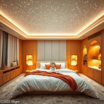 Kit Mix 300 Pontos Branco Bivolt Fibra Efeito Teto Estrelado Para Sala Quarto Corredor Instalação Simples e Fácil