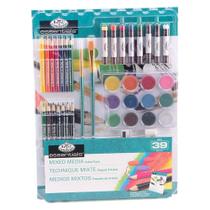 Kit Mix Media Essentials Royal & Langncikel com 39 Unidades - Rd570 Kit Mix Media Essentials Royal & Langncikel com 39 Unidades - Rd570