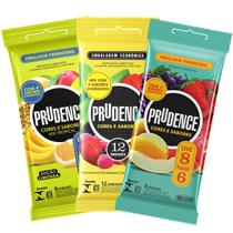Kit Mix Sabores Leve 28 Pague 24 Preservativo Camisinha Prudence