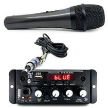 Kit Mixer Amplificador + Microfone Carro Anúncio Propaganda - BOOG