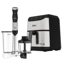 Kit Mixer Power 3 Em 1 E Fritadeira Inox Digital 5L Oster 220V