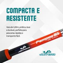 Kit ML 03 Varas Telescópicas Pampoo + 03 Molinetes JP250 + Acessórios Jaú Pesca Kit ML 03 Varas Telescópicas Pampoo + 03 Molinetes JP250 + Acessórios Jaú Pesca