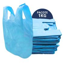 kit ML - Sacola Reforçada 38x48 Pc 1Kg Tamanho:38X48 Azul