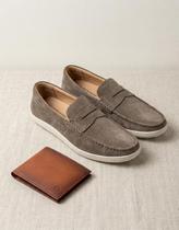 Kit Mocassim Casual Penny Loafer e Carteira Couro Legitimo Kit Mocassim Casual Penny Loafer e Carteira Couro Legitimo
