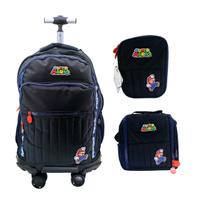 Kit Moch de Rodinha 360+Estojo Box+Lanch Super Mario 49912