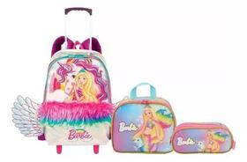 Kit Mochila Barbie Dreamtopia Asas Rodinhas G Sestini 2019