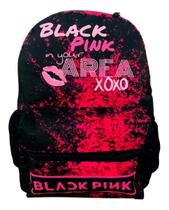 Kit Mochila Black Pink K-pop Juvenil Nova Escolar Bts Xoxo