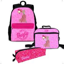 Kit Mochila Bolsa Escolar Com Lancheira Térmica E Estojo Personalizado Criança Bolsa Para Viagem Escola