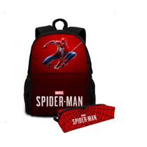 Kit Mochila Bolsa Escolar Infantil Criança + Estojo Personalizado Desenho Jogo Filme Série