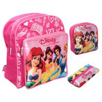 Kit Mochila Bolsa Escolar Lancheira + Estojo Resistente
