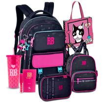 Kit Mochila Bolsinha RB Rebecca Bonbon Estojo Lancheira 2026