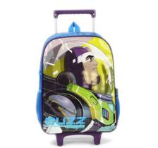 Kit Mochila Buzz Lightyear De Rodas Com Estojo E Lancheira