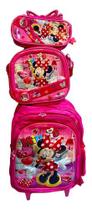 Kit Mochila C/rodas Escolar Minnie Lançamento 2024