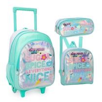 Kit Mochila C/ Rodas Lancheira Térmica e Estojo Sugar Spice Kika IN2419 IN2494 IN2495 Kit Mochila C/ Rodas Lancheira Térmica e Estojo Sugar Spice Kika IN2419 IN2494 IN2495