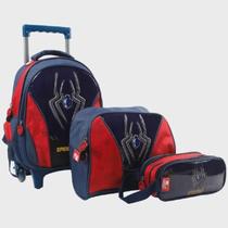 Kit mochila c/rodas pequena spidermax infantil yins brasil ys42104mc vermelho Kit mochila c/rodas pequena spidermax infantil yins brasil ys42104mc vermelho