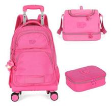 Kit Mochila Carrinho 360 Crinkle Up4You Feminino Haste Dupla - Luxcel