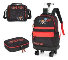 Kit Mochila Carrinho 360 Original One Piece Netflix