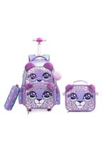 Kit Mochila Carrinho Escolar Infantil Menina Juvenil Kit Mochila Carrinho Escolar Infantil Menina Juvenil