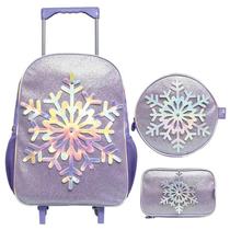 Kit mochila carrinho, lancheira térmica e estojo Snowy 17" Kit mochila carrinho, lancheira térmica e estojo Snowy 17"