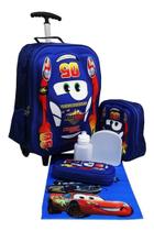 Kit Mochila Carros 3D 5005 Infantil Rodinhas Escola 1H Kit Mochila Carros 3D 5005 Infantil Rodinhas Escola 1H