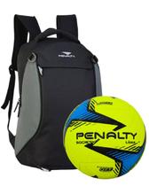 Kit mochila casual penalty + bola society líder n4