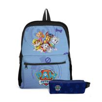 Kit Mochila com Bolso e Estojo Escolar Infantil Patrulha Canina Menina e Menino Kit Mochila com Bolso e Estojo Escolar Infantil Patrulha Canina Menina e Menino
