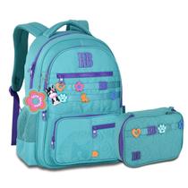KIt Mochila Com Estojo Box Escolar Feminino Rebecca Bonbon