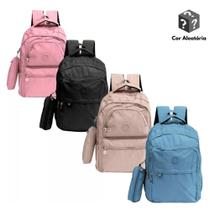 Kit Mochila com Estojo Grande Ideal Para Faculdade e Trabalho - Cores Kit Mochila com Estojo Grande Ideal Para Faculdade e Trabalho - Cores