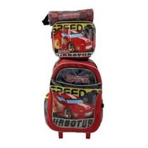 Kit Mochila com Lancheira e Estojo Speed Car - Wincy Kit Mochila com Lancheira e Estojo Speed Car - Wincy