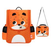 Kit Mochila Com Lancheira Tiny Love Infantil Safari Jaguar