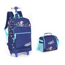 Kit Mochila com Rodas e Lancheira Divertidamente 2 Luxcel