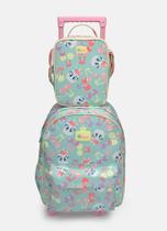 Kit Mochila Com Rodinha E Lancheira Unicórnio Cherry Puket Kit Mochila Com Rodinha E Lancheira Unicórnio Cherry Puket