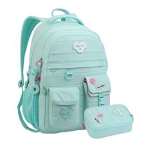 Kit Mochila Costas Color Up Escolar Com Estojo Box Juvenil Cor:Acqua Kit Mochila Costas Color Up Escolar Com Estojo Box Juvenil Cor:Acqua